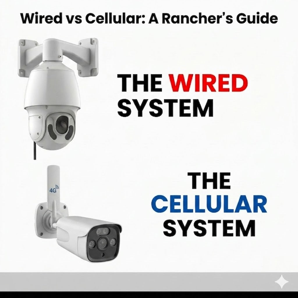 Wired vs. Cellular:  A ranchers Guide on Buying Cameras